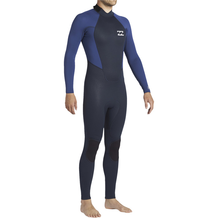 2023 Billabong Mens Intruder 3/2mm Back Zip GBS Wetsuit ABYW100202 - Navy